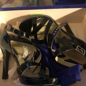 Jimmy Choo Black Platform Heel